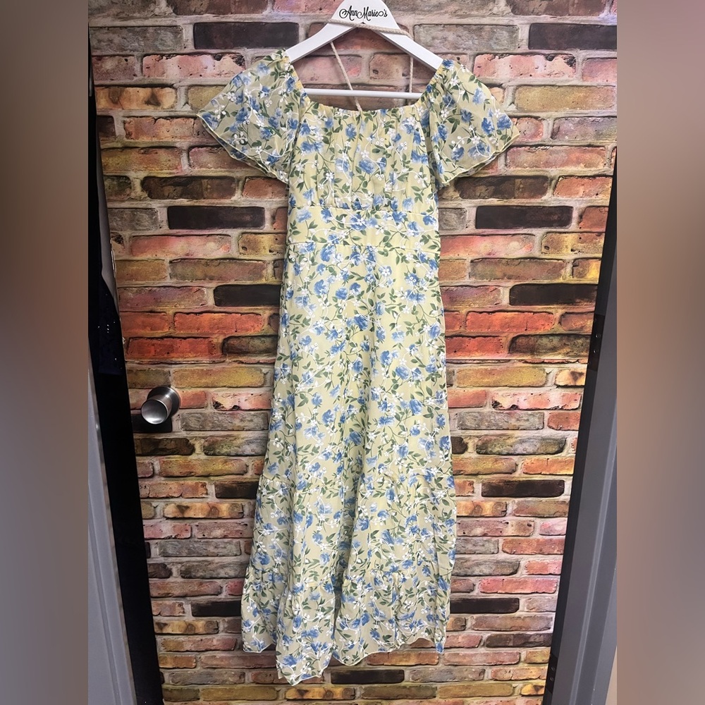 Speechless Yellow Floral Dress